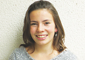 Claire, lycéenne de l’Institution Notre-Dame-La-Riche, à Tours.