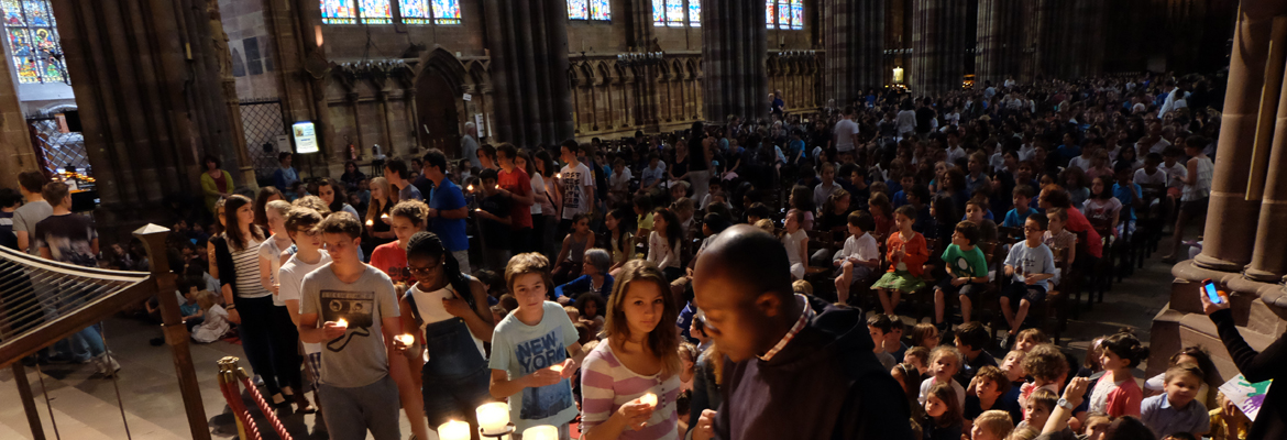 Une « Cérémonie de la Parole » a rassemblé 1 200 jeunes dans la cathédrale de Strasbourg.