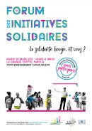 Affiche du forum des initiatives solidaires