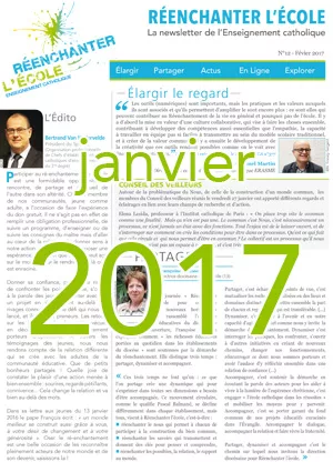 Newsletter Réenchanter l'École - Janvier 2017