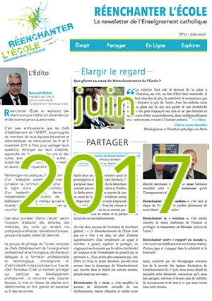Newsletter Réenchanter l’École n°17 – Juin 2017